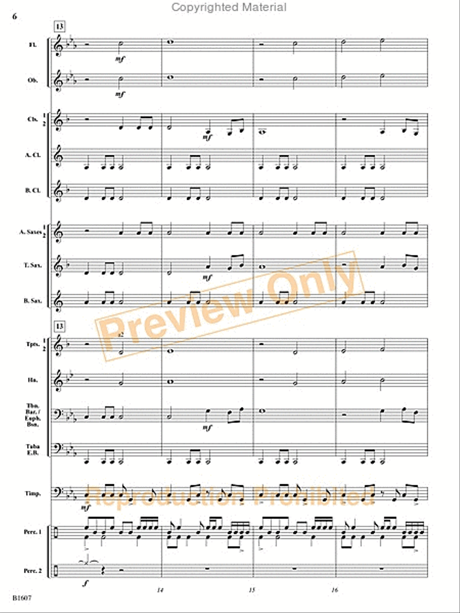 The Fires of Bandai Concert Band scores gallery preview page 27