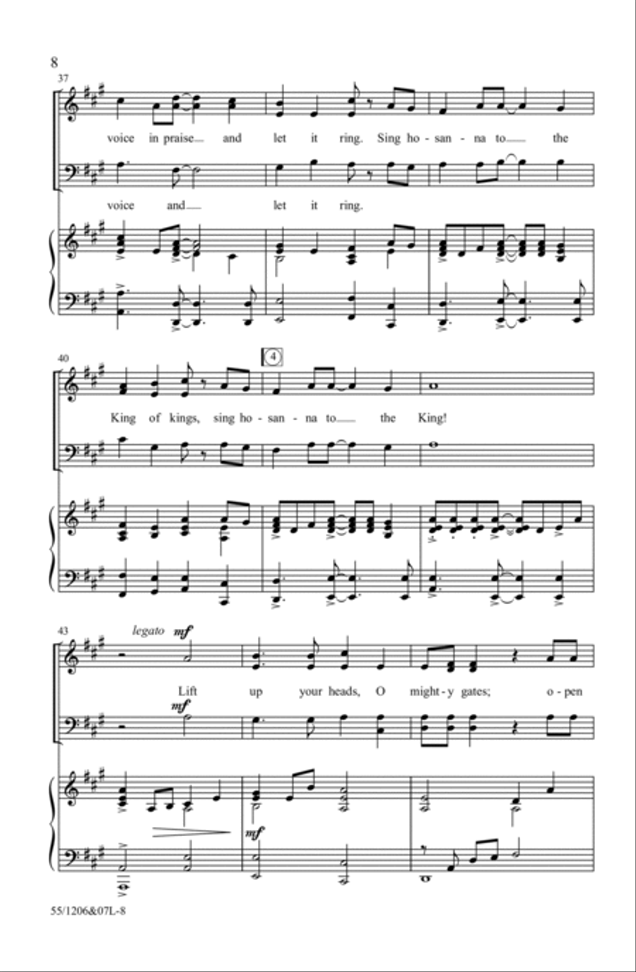 No Greater Love 4-Part scores gallery preview page 8