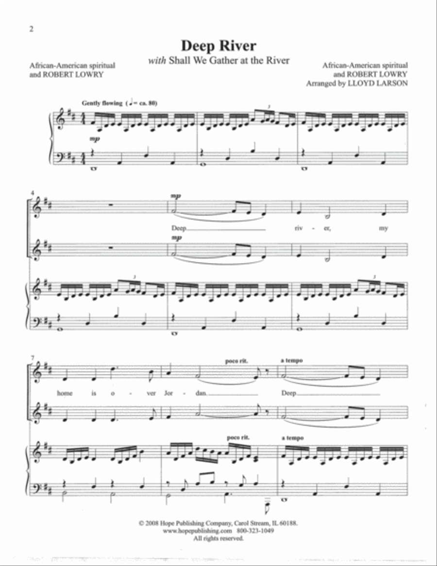 Spirituals for Two Voices (PDF Score)