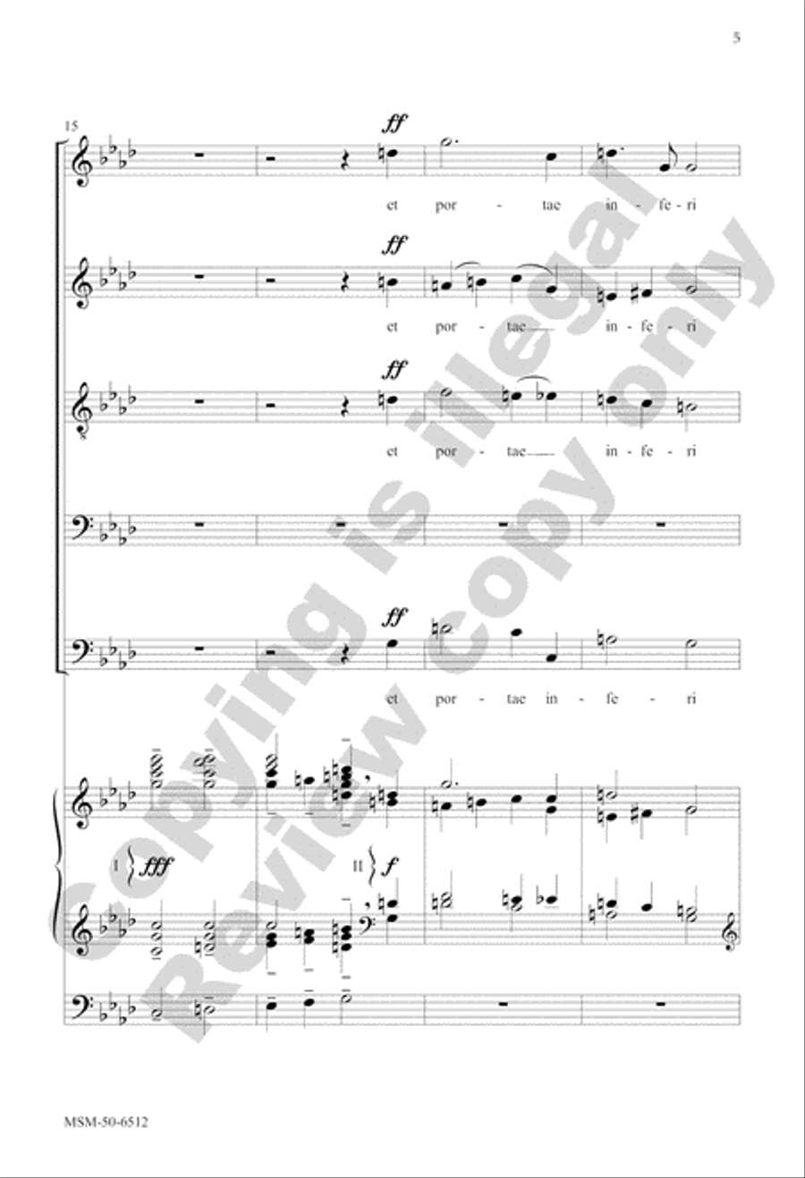 Tu es Petrus SAT scores gallery preview page 5