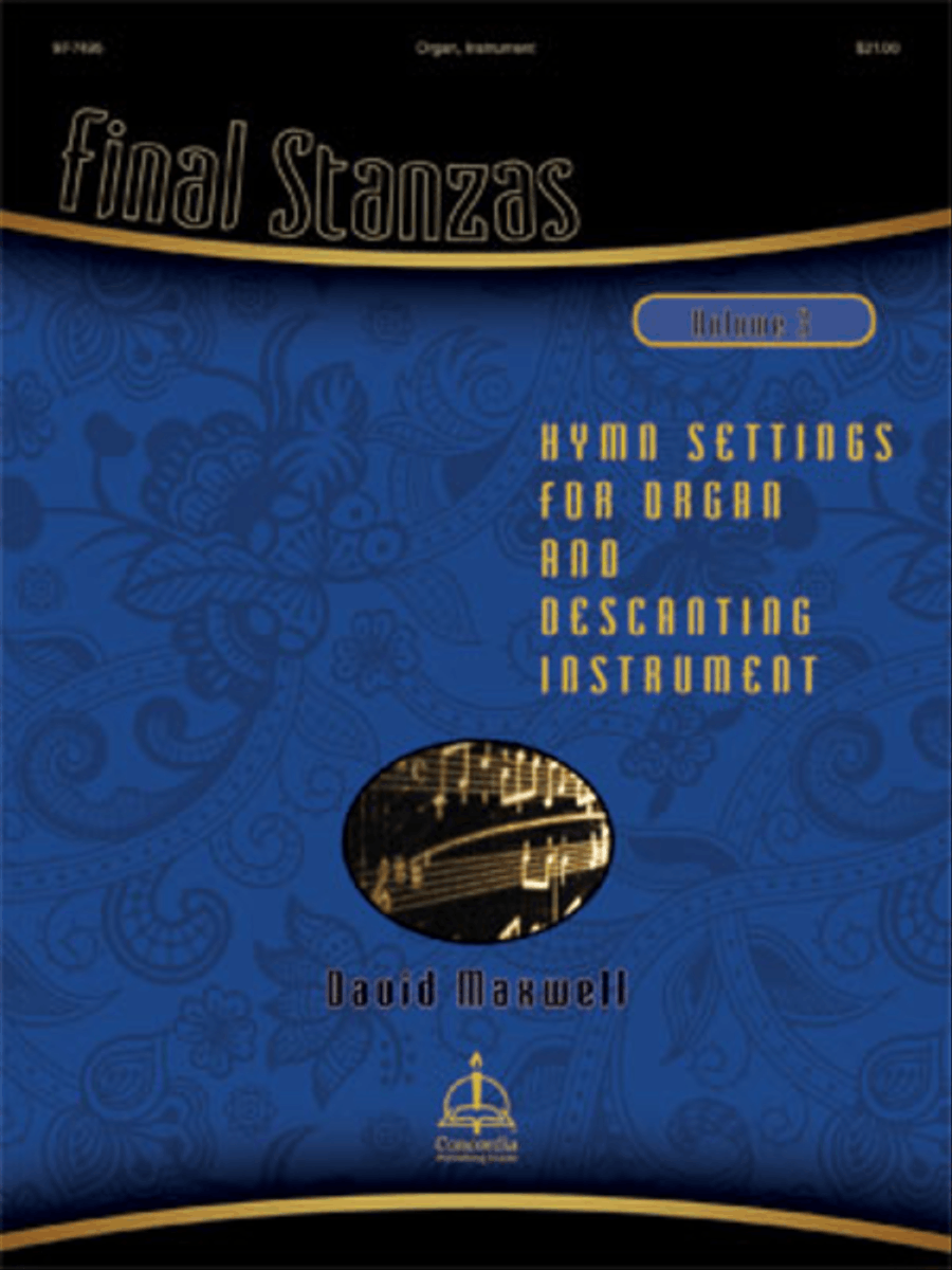 Final Stanzas: Hymn Settings for Organ and Descanting Instrument, Vol. 3 Organ scores gallery preview page 1