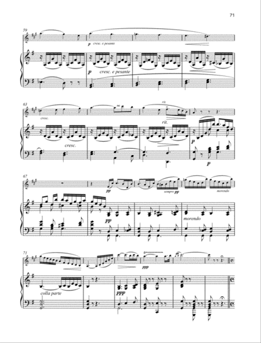 Sternenhelle Nacht Clarinet Solo scores gallery preview page 5