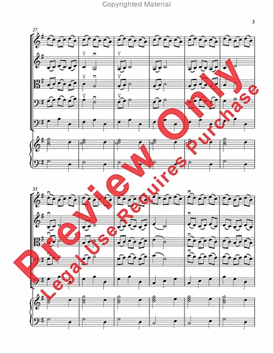 Venetian Gondolier String Orchestra scores gallery preview page 6