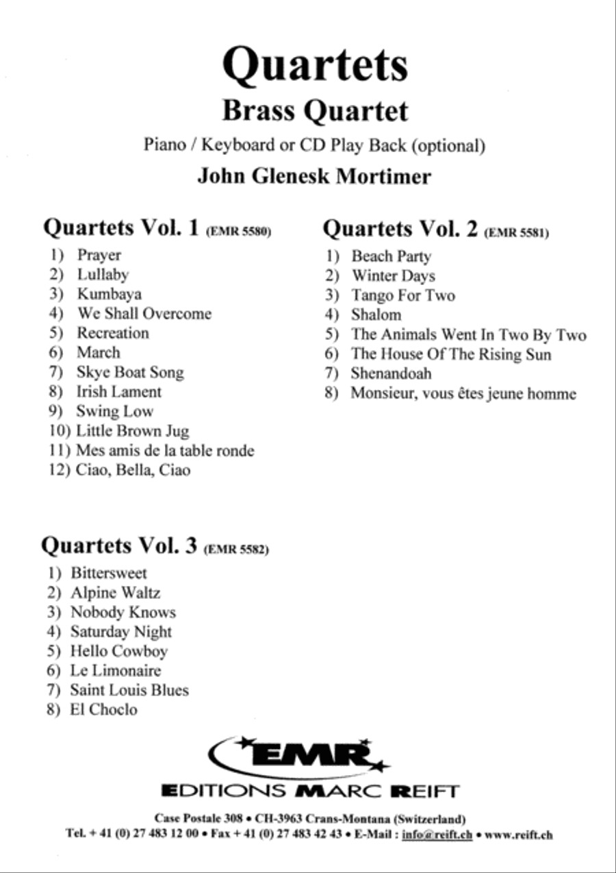 Quartets Volume 1 Quartets Volume 1 Brass Ensemble scores gallery preview page 9