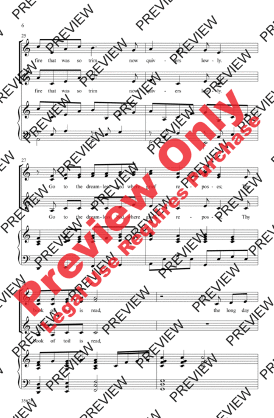 The Long Day Closes Women's Choir scores gallery preview page 6