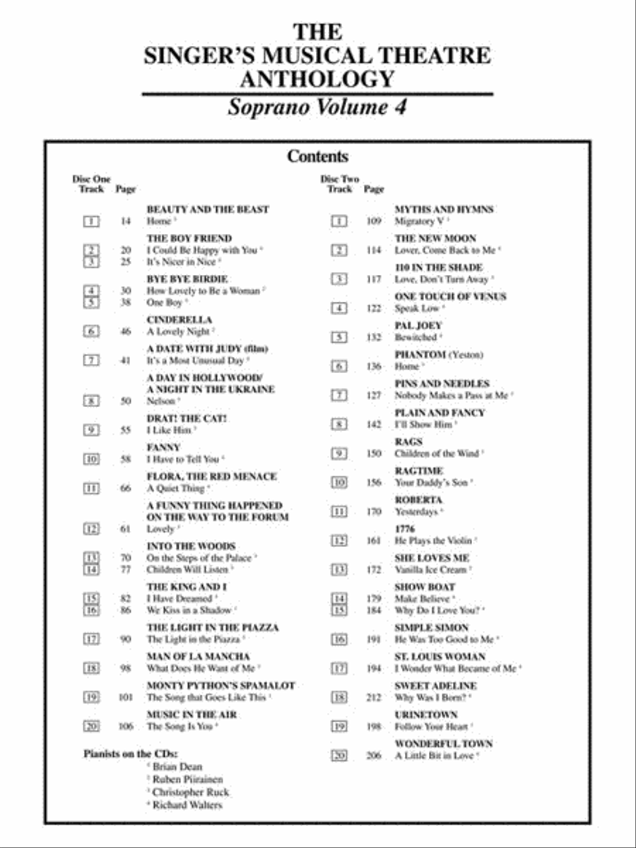 The Singer's Musical Theatre Anthology: Soprano - Volume 4 Voice Solo scores gallery preview page 7