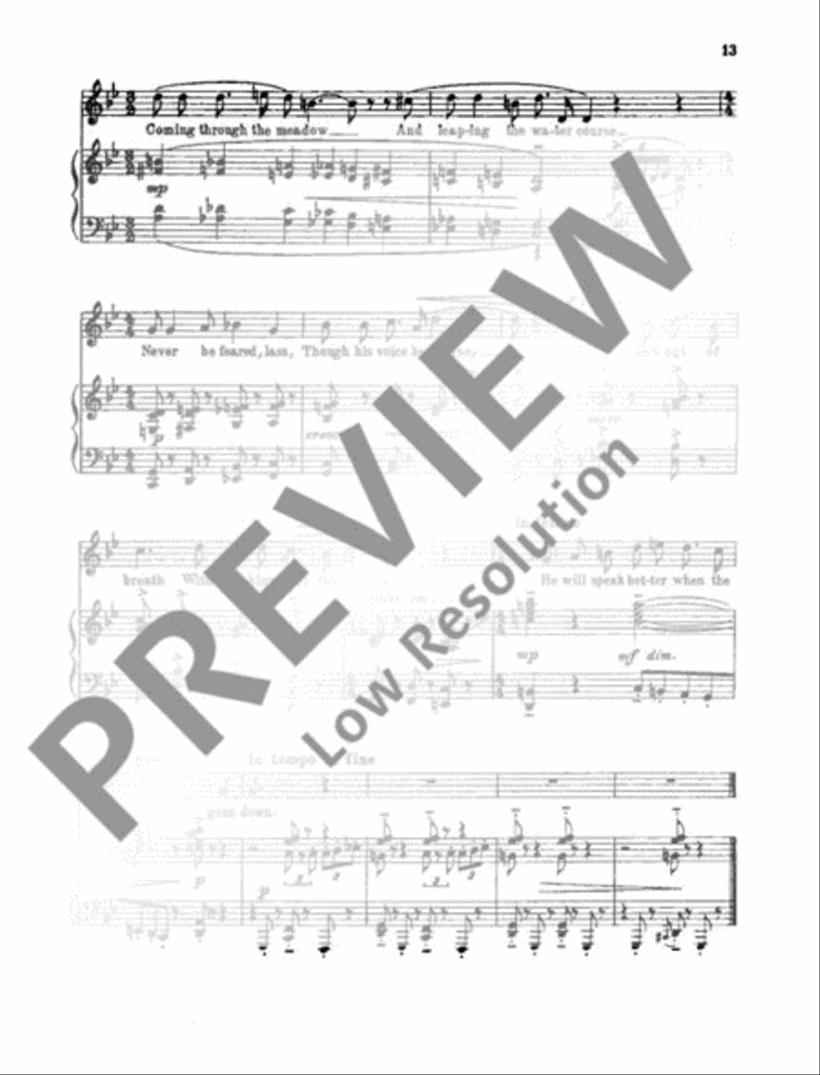 Songs Sacred and profane High Voice scores gallery preview page 16