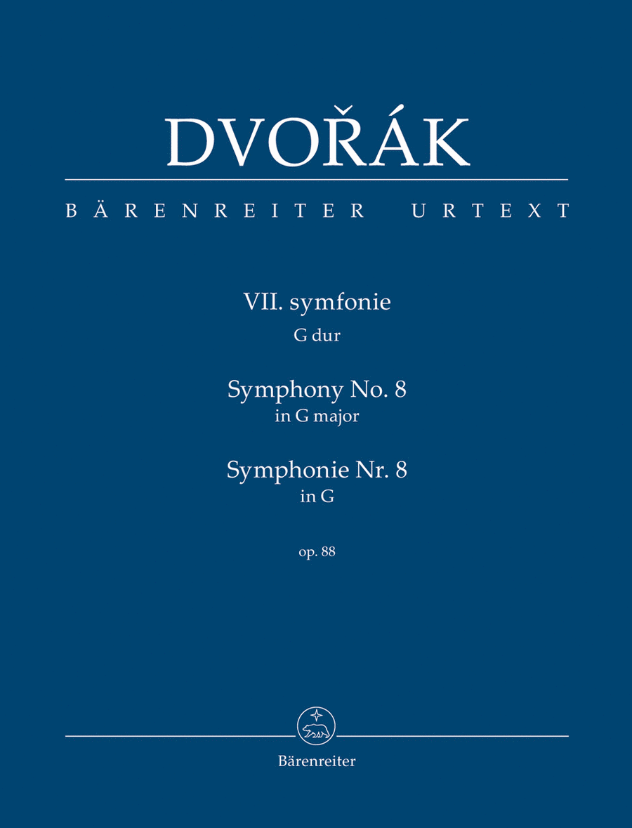 Book cover for Symphony no. 8 in G major, op. 88