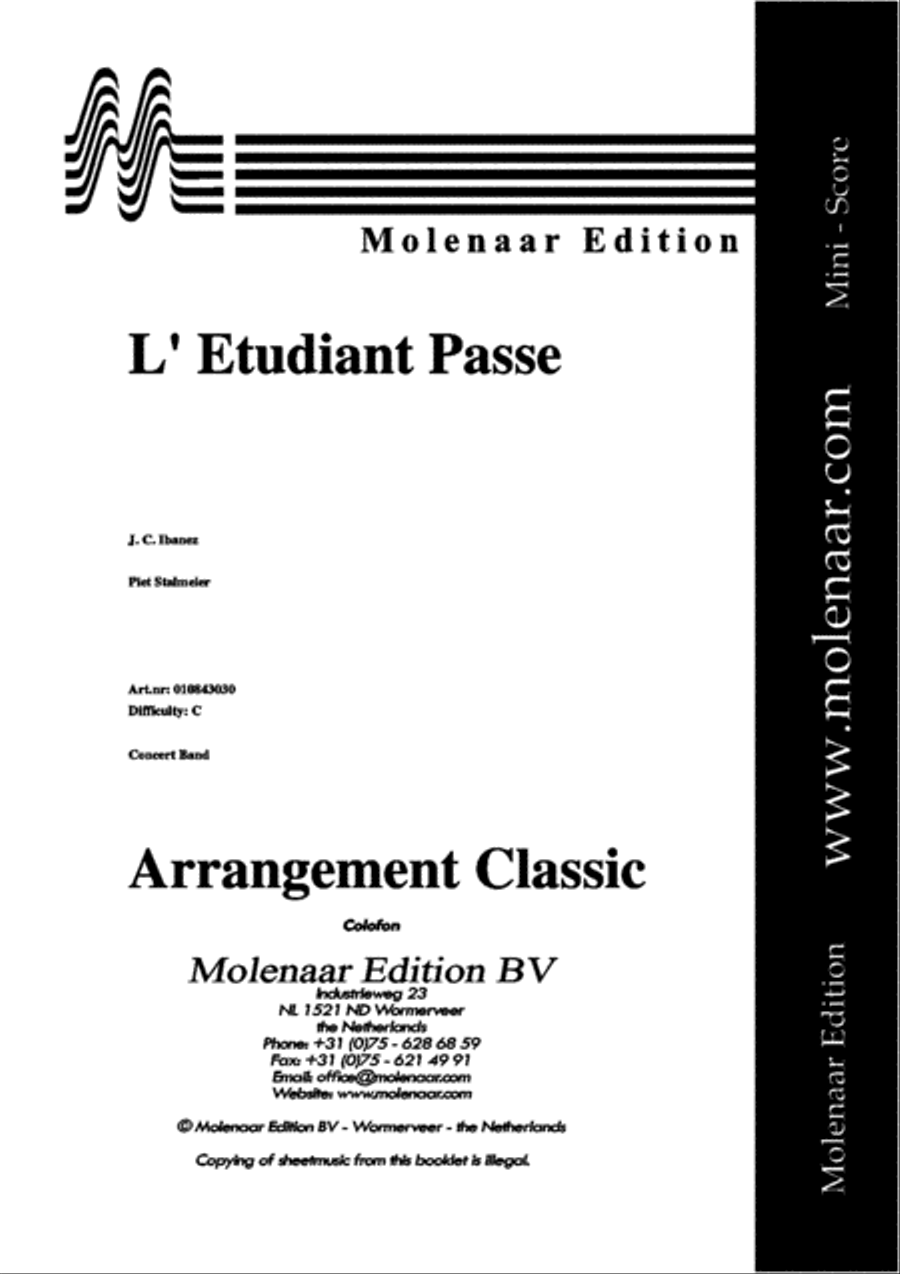 L'Etudiant Passe Concert Band scores gallery preview page 2