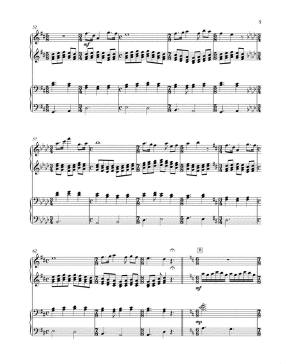 Fantasia on the Themes by M.K. Ciurlionis, Op. 11a (2013) Organ Solo scores gallery preview page 5