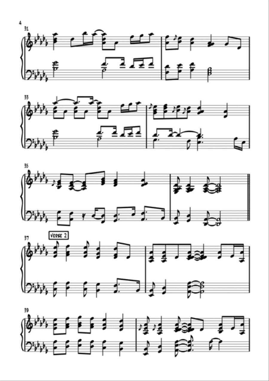 Love Me Still Piano Solo scores gallery preview page 4
