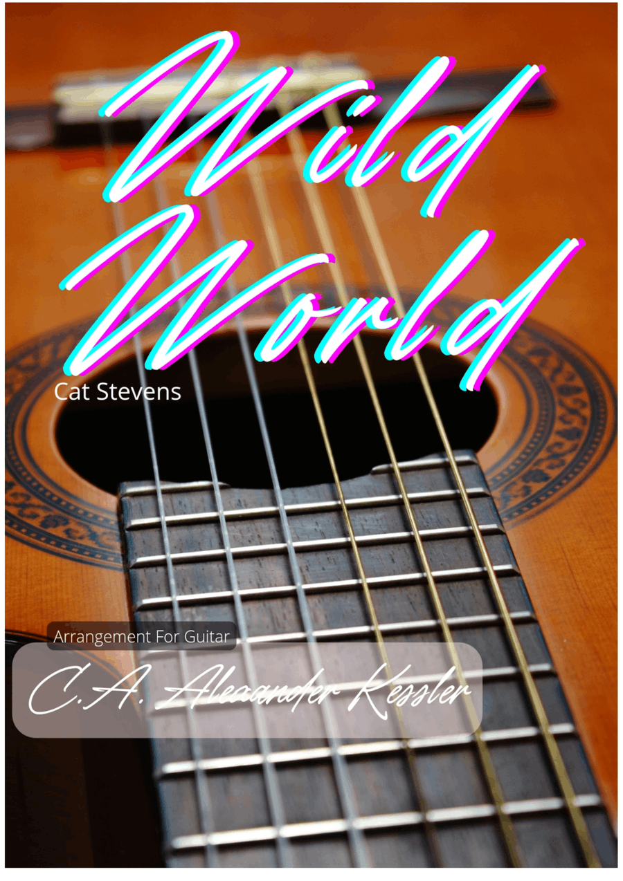 Wild World Acoustic Guitar scores gallery preview page 1