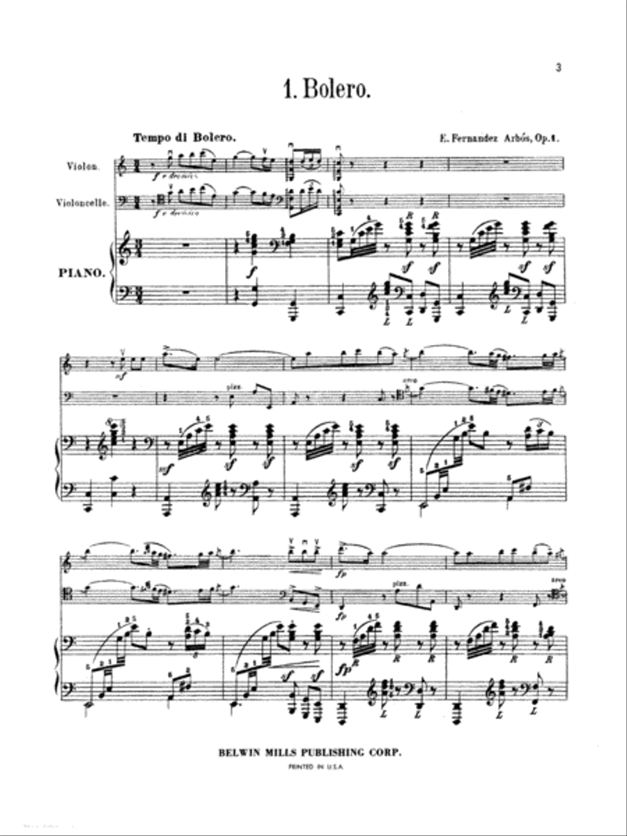 Spanish Dances, Op. 1