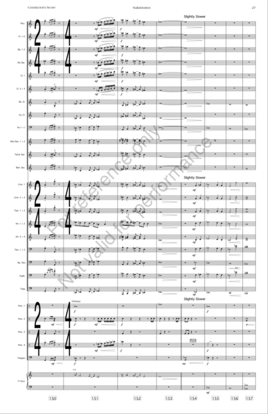 Sailabration Sailabration Concert Band scores gallery preview page 30