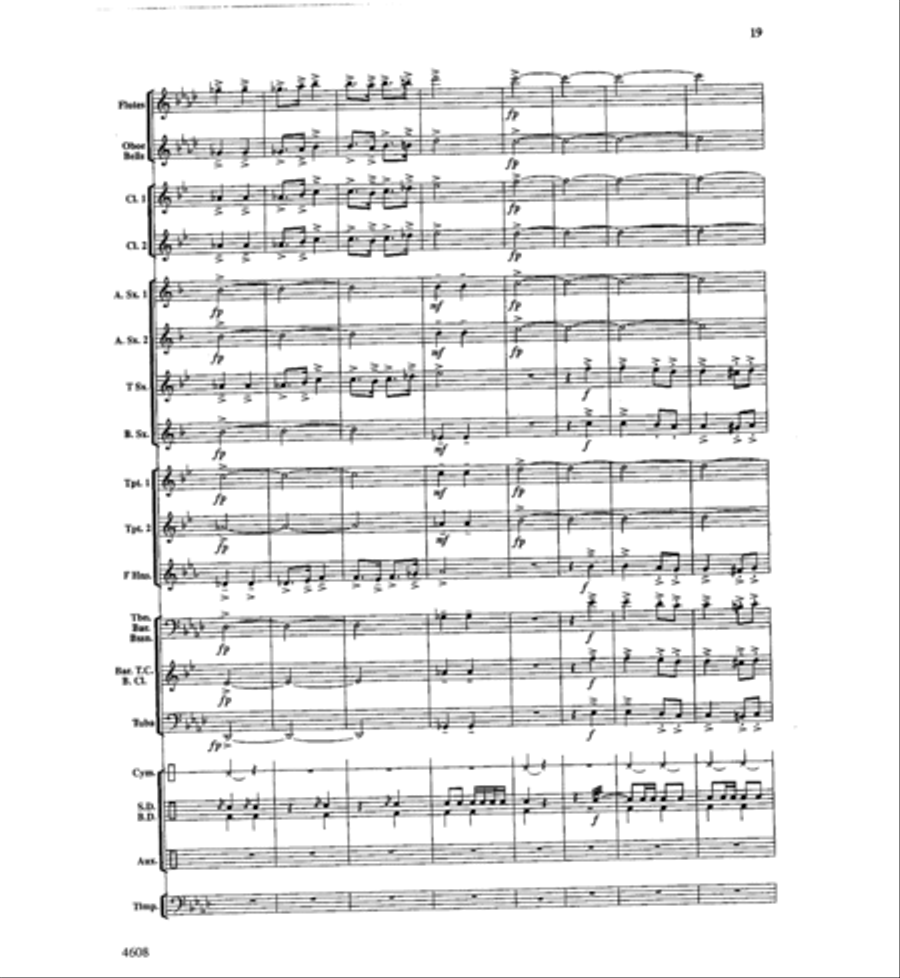 Can-Can You Name These Tunes? Concert Band scores gallery preview page 18