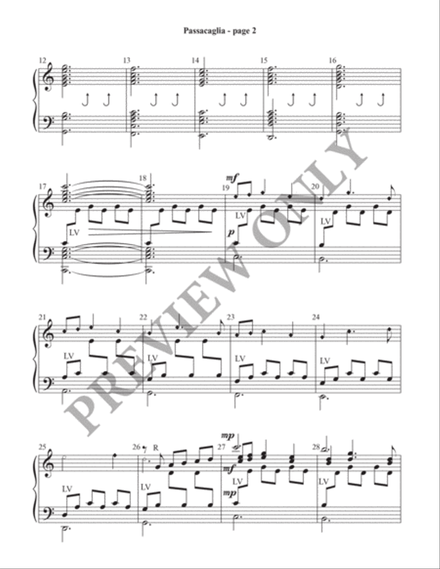 Passacaglia Handbell Choir scores gallery preview page 3