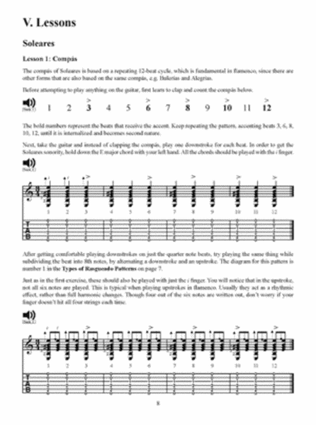 First Lessons Flamenco Guitar Book and Digital Audio - Sheet Music