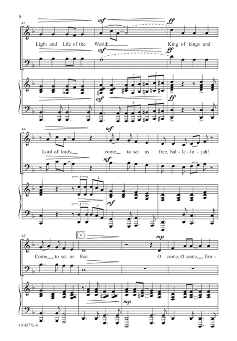 O Come to Set Us Free O Come to Set Us Free 2-Part scores gallery preview page 7