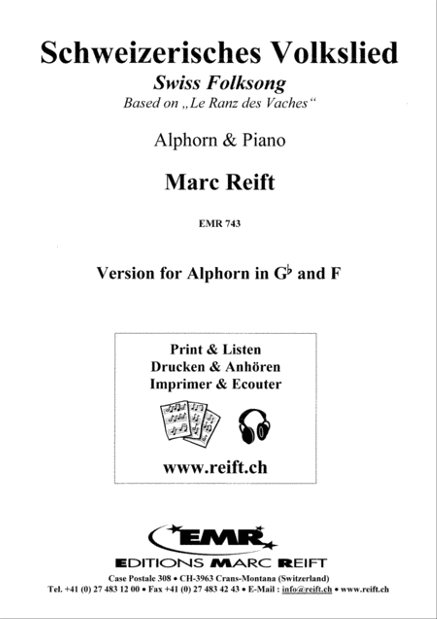 Schweizerisches Volkslied Piano Accompaniment scores gallery preview page 2