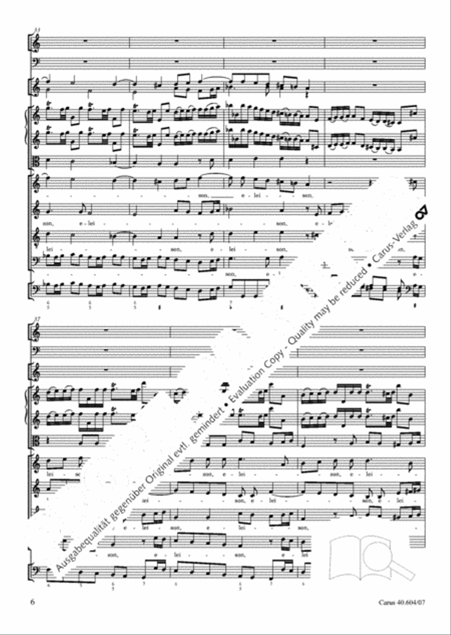 Grosse Mariazeller Messe in C 4-Part scores gallery preview page 19