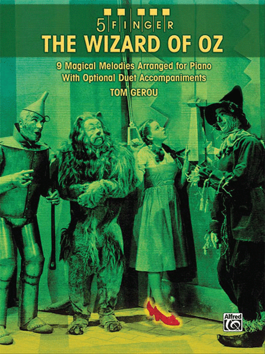 5 Finger The Wizard of Oz Easy Piano scores gallery preview page 1