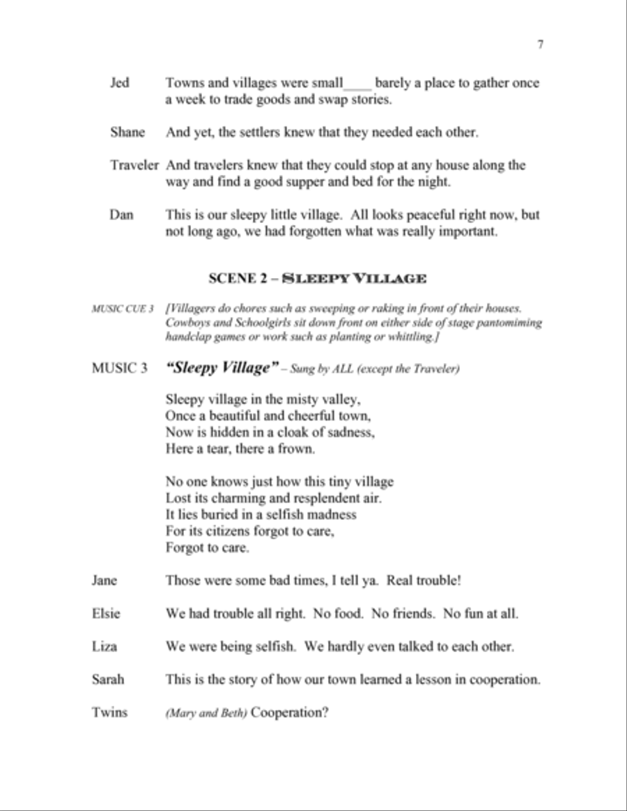 Stone Soup - Director's Script Small Ensemble scores gallery preview page 5