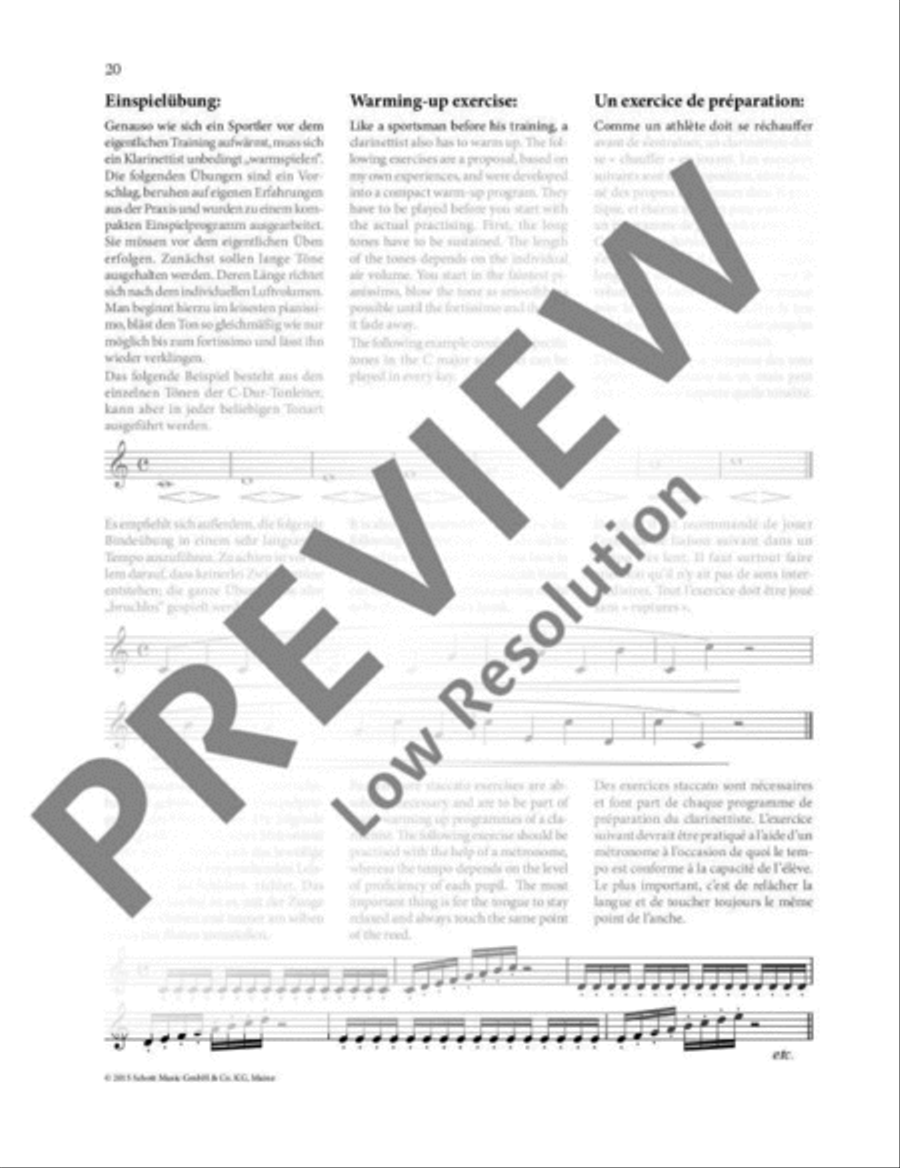 Clarinet Method B-Flat Clarinet scores gallery preview page 21