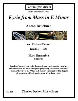 Kyrie from Mass in E Minor for Horn Ensemble