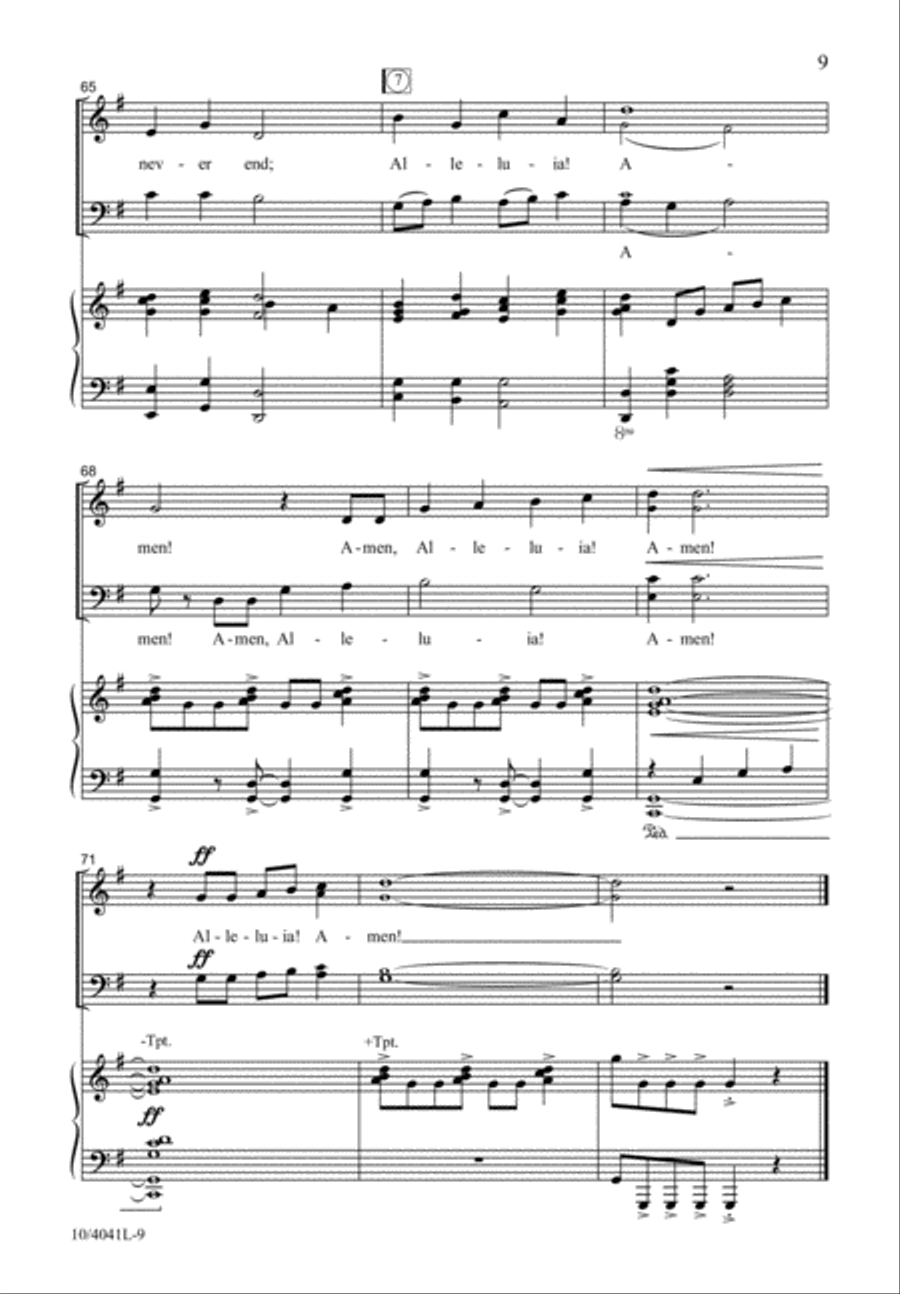 Come and Worship 4-Part scores gallery preview page 10