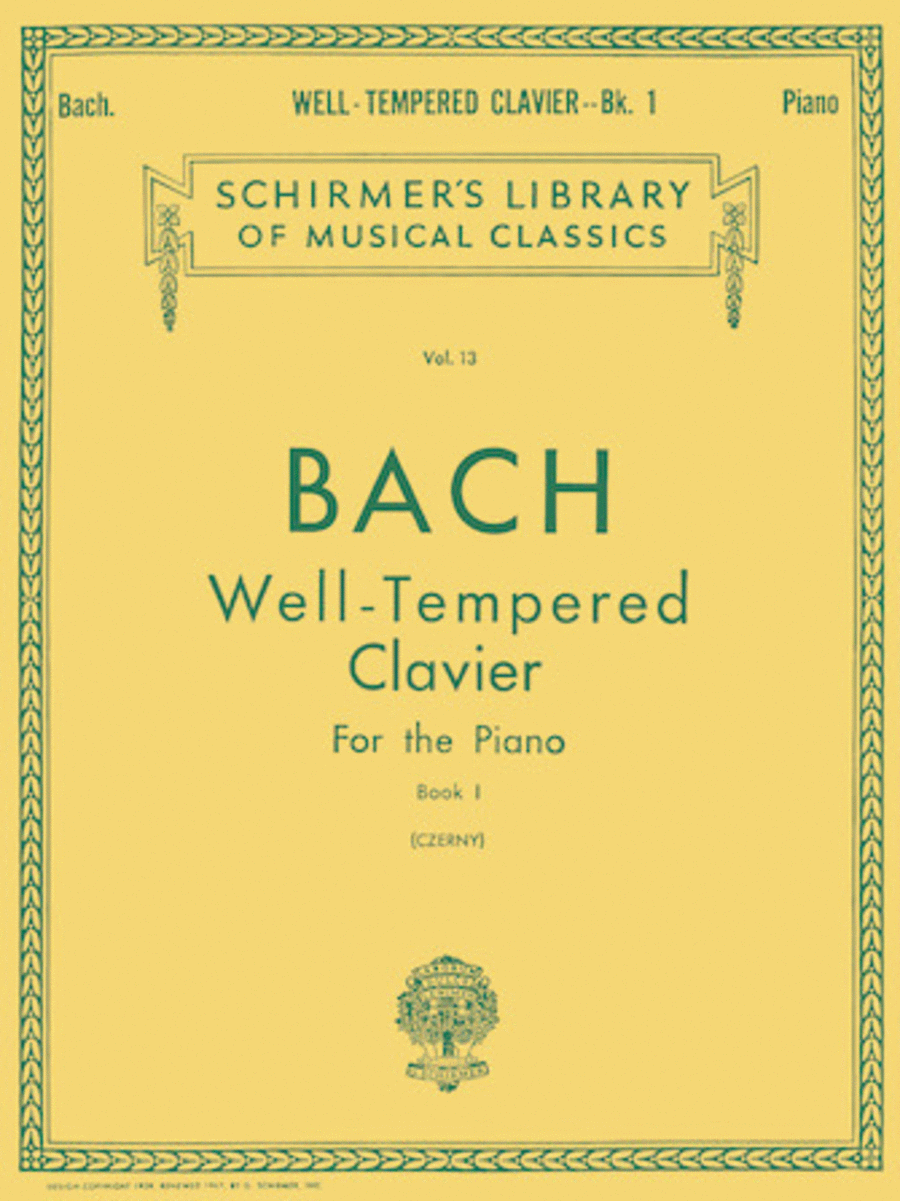 Well Tempered Clavier – Book 1