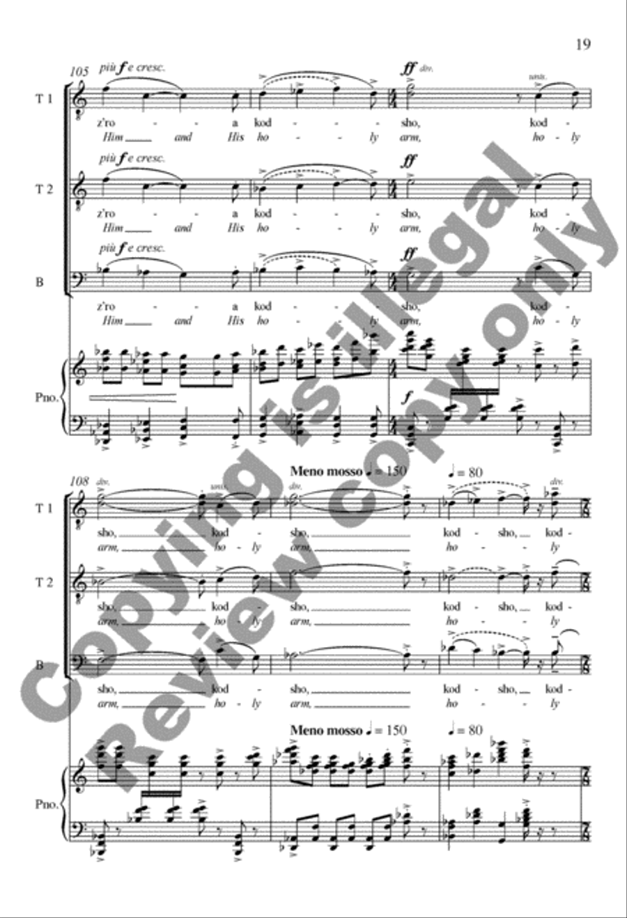 A New Psalm (Psalm 98) A New Psalm (Psalm 98) TTB scores gallery preview page 19