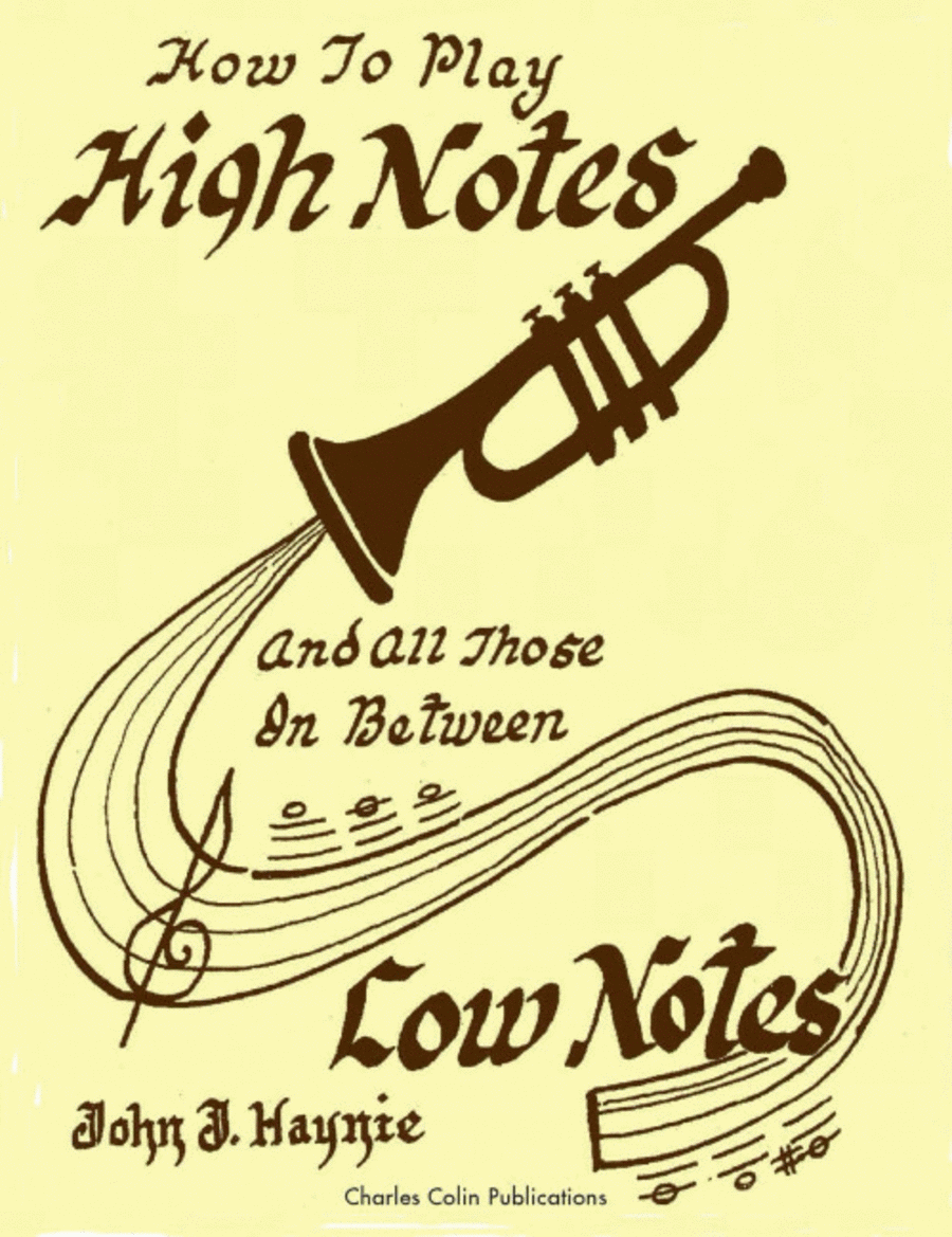 How to Play High Notes and Low Notes Trumpet Solo scores gallery preview page 1