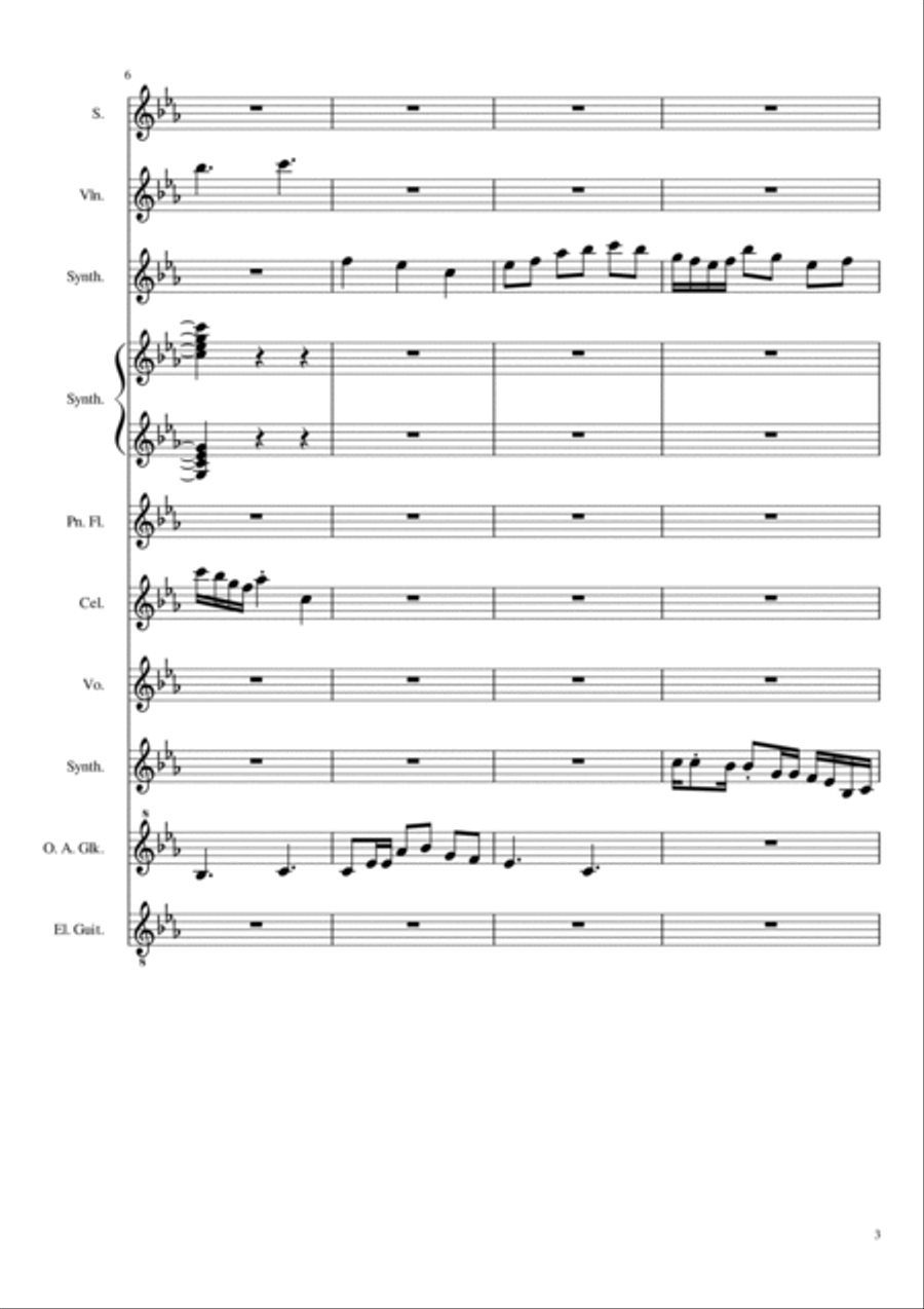BarunTensionAndContemplativeMusicForFilm Small Ensemble scores gallery preview page 3