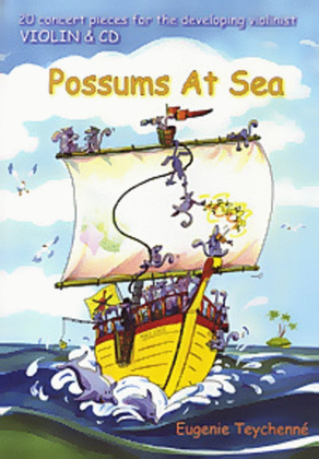 Possums At Sea Violin Book/CD