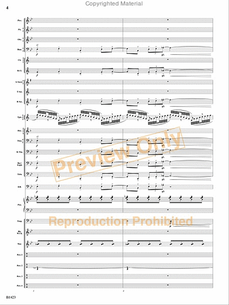 Dakota Fanfare Dakota Fanfare Concert Band scores gallery preview page 3