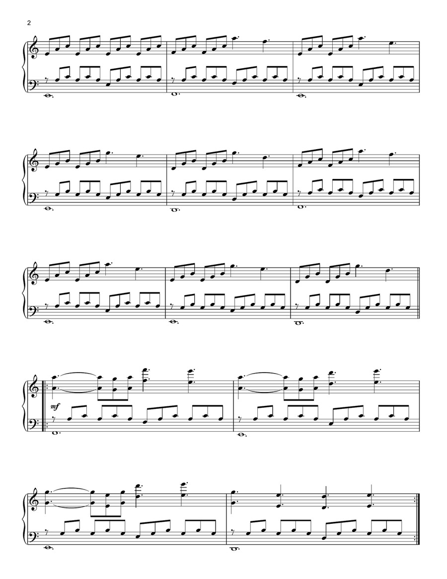 Home (from The Beauty Inside) Piano Solo scores gallery preview page 2