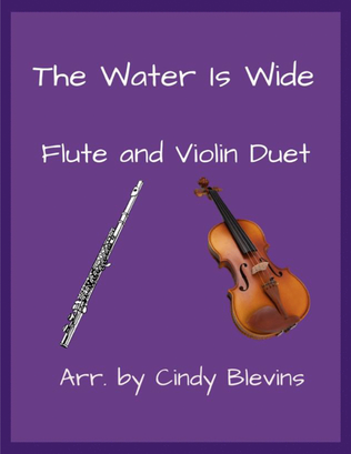 Book cover for The Water Is Wide, Flute and Violin