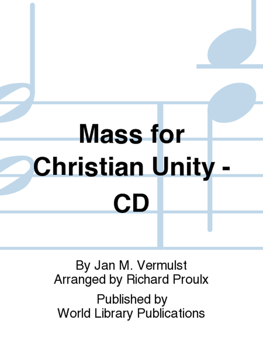 Mass for Christian Unity - CD image number null