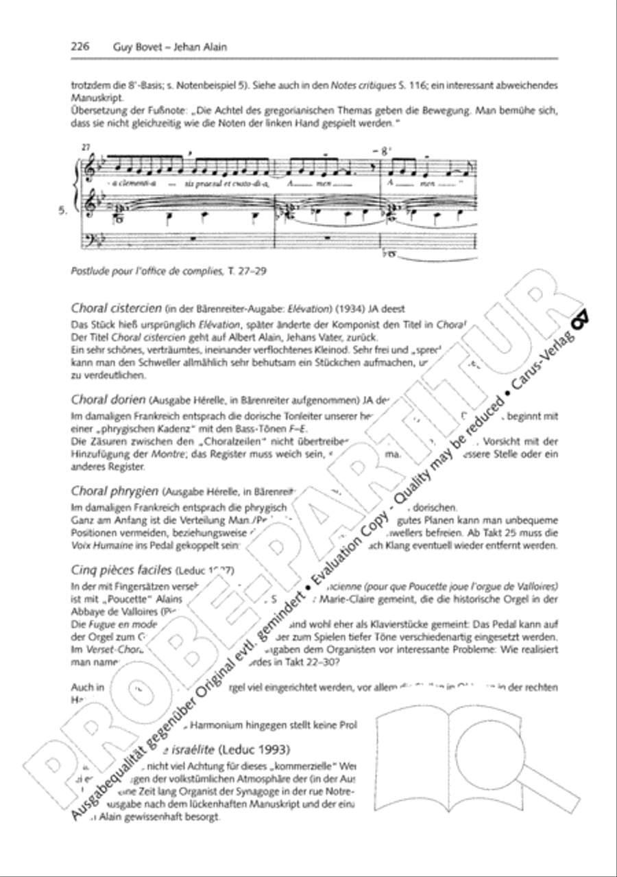 Orgelschule zur historischen Auffuhrungspraxis Organ Solo scores gallery preview page 227