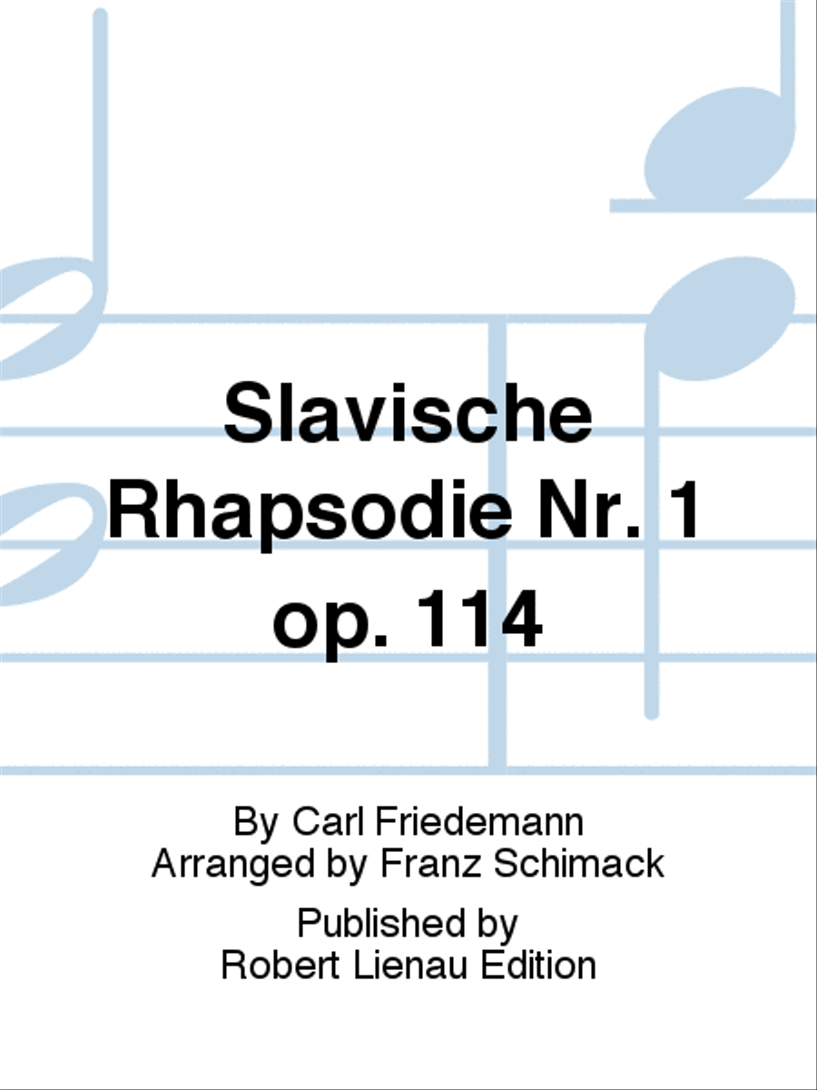Slavische Rhapsodie Nr. 1 op. 114 Concert Band scores gallery preview page 1
