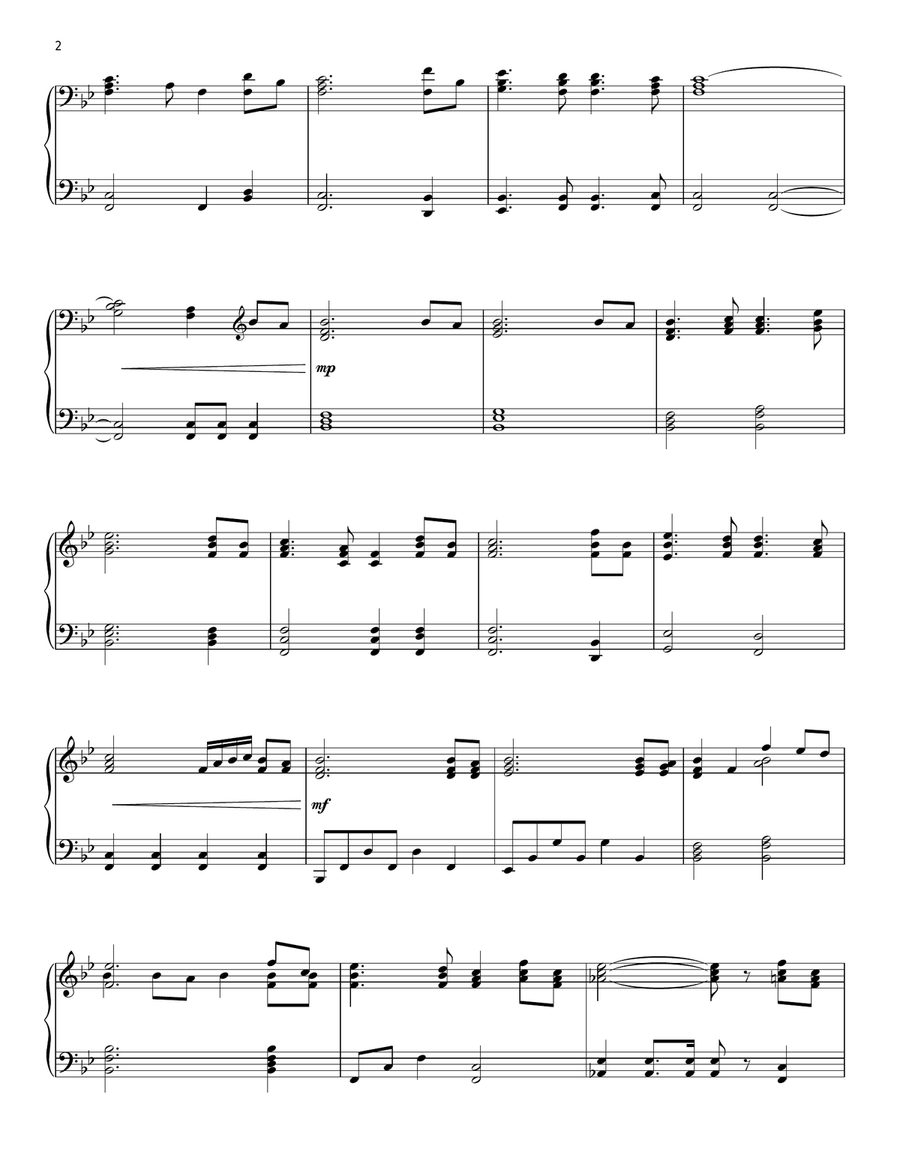 Welcome To Jurassic World Piano Solo scores gallery preview page 2
