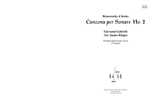 Book cover for Canzona per Sonare No. 2