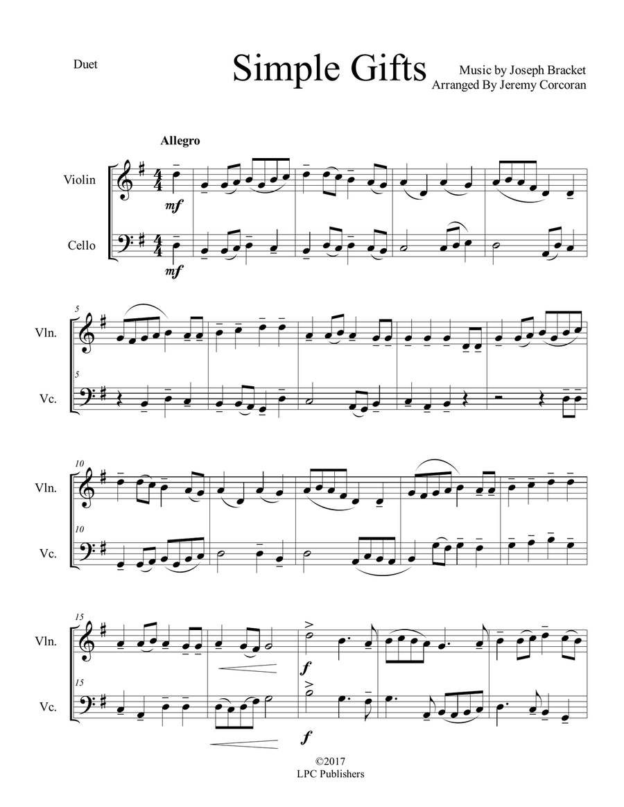 Simple hot sale gifts cello