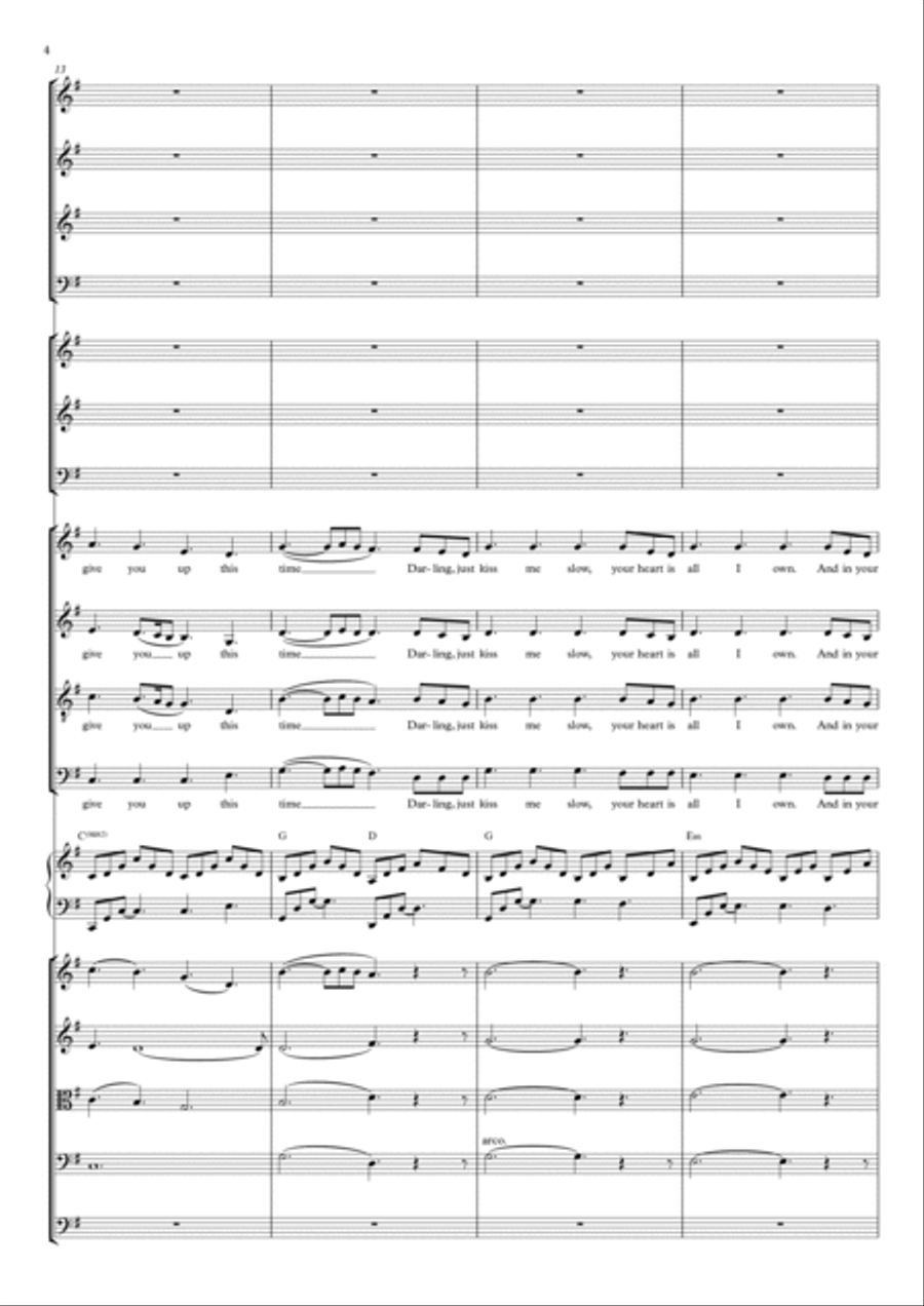 Perfect Symphony A Cappella scores gallery preview page 4