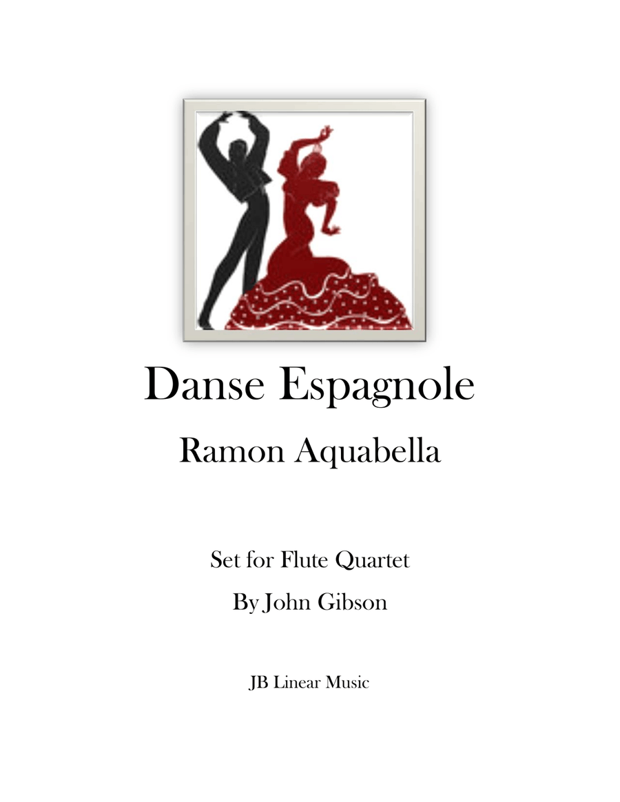 Danse Espagnole for Flute Quartet Flute Quartet scores gallery preview page 1