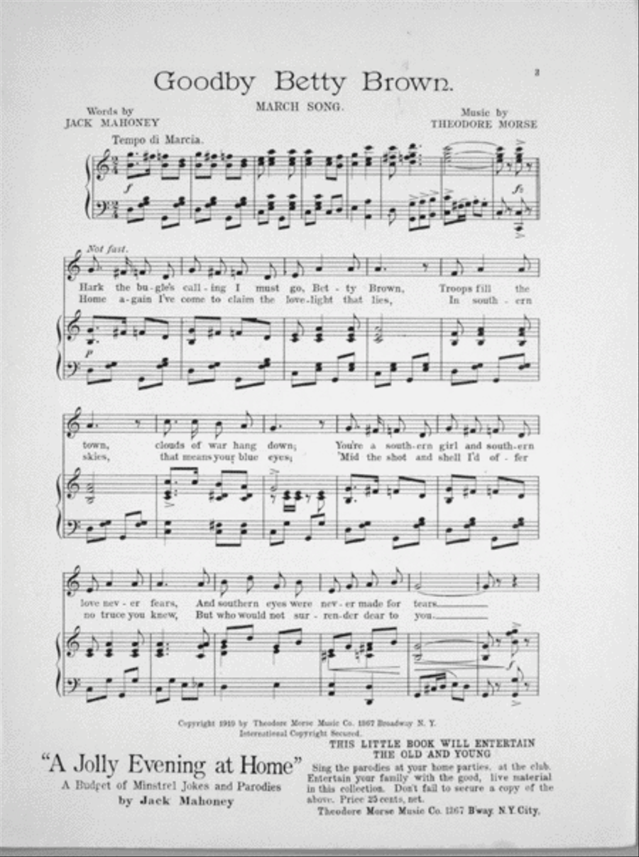 Good-by Betty Brown Voice scores gallery preview page 2