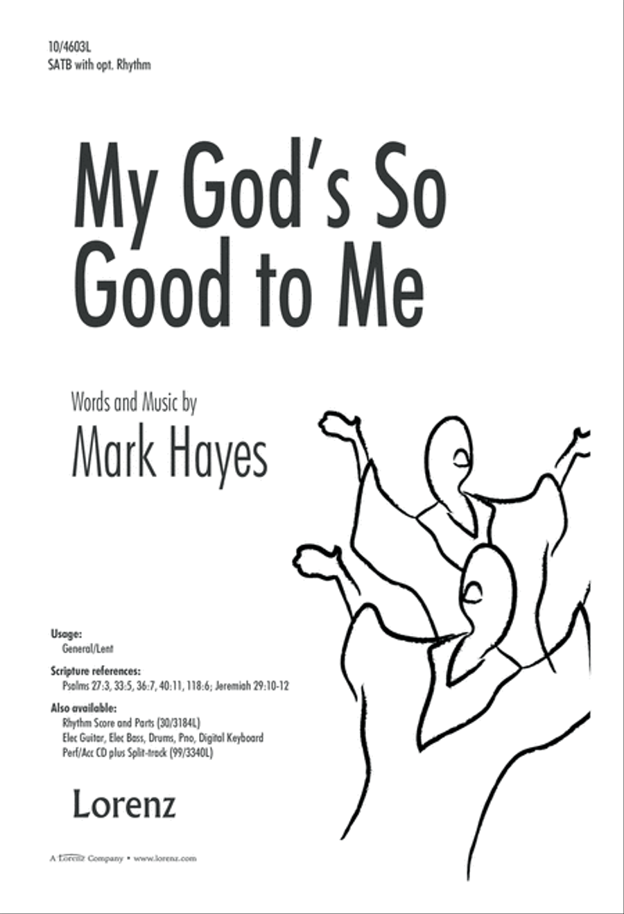 My God's So Good to Me 4-Part scores gallery preview page 2
