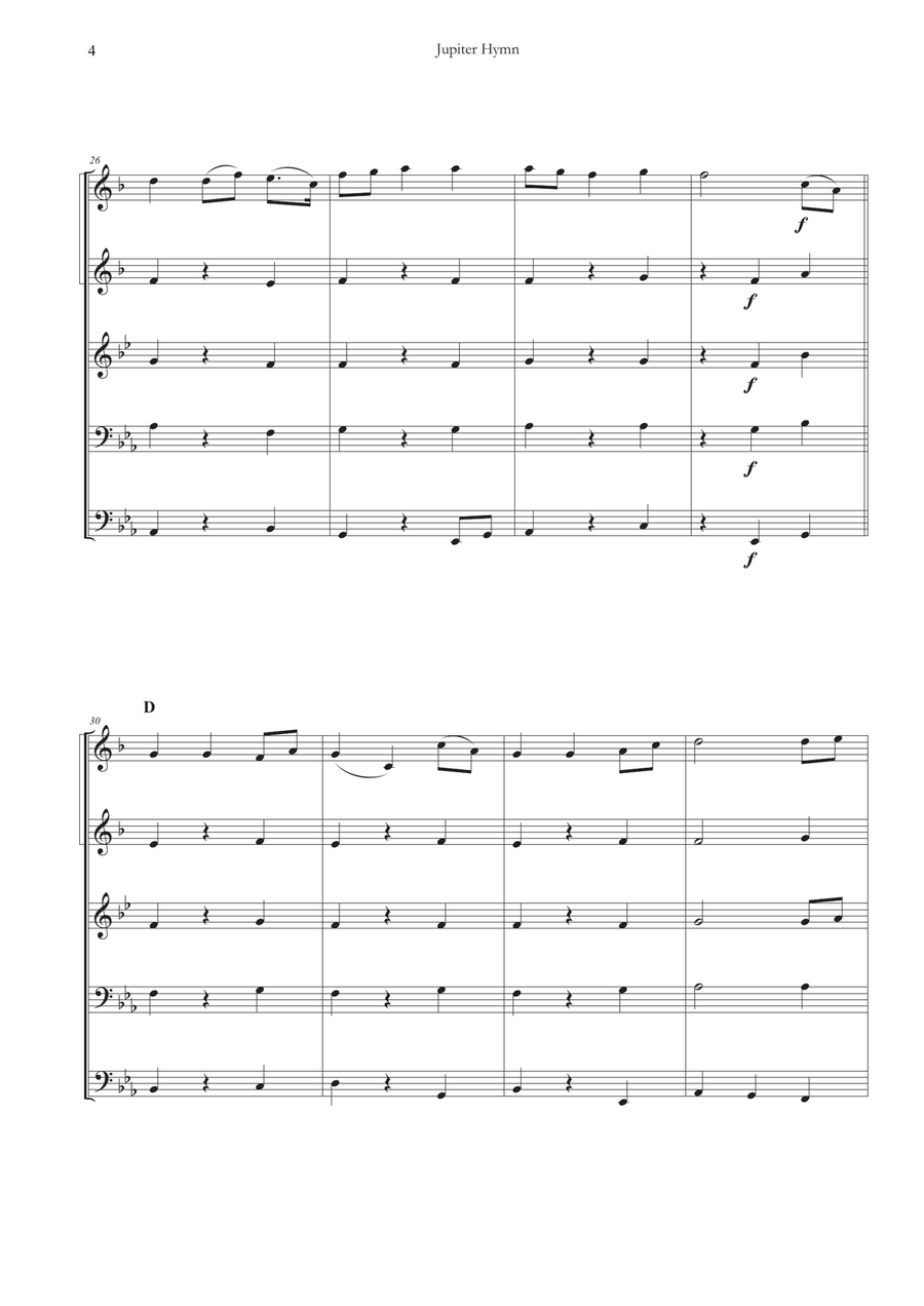 Jupiter Hymn from 
