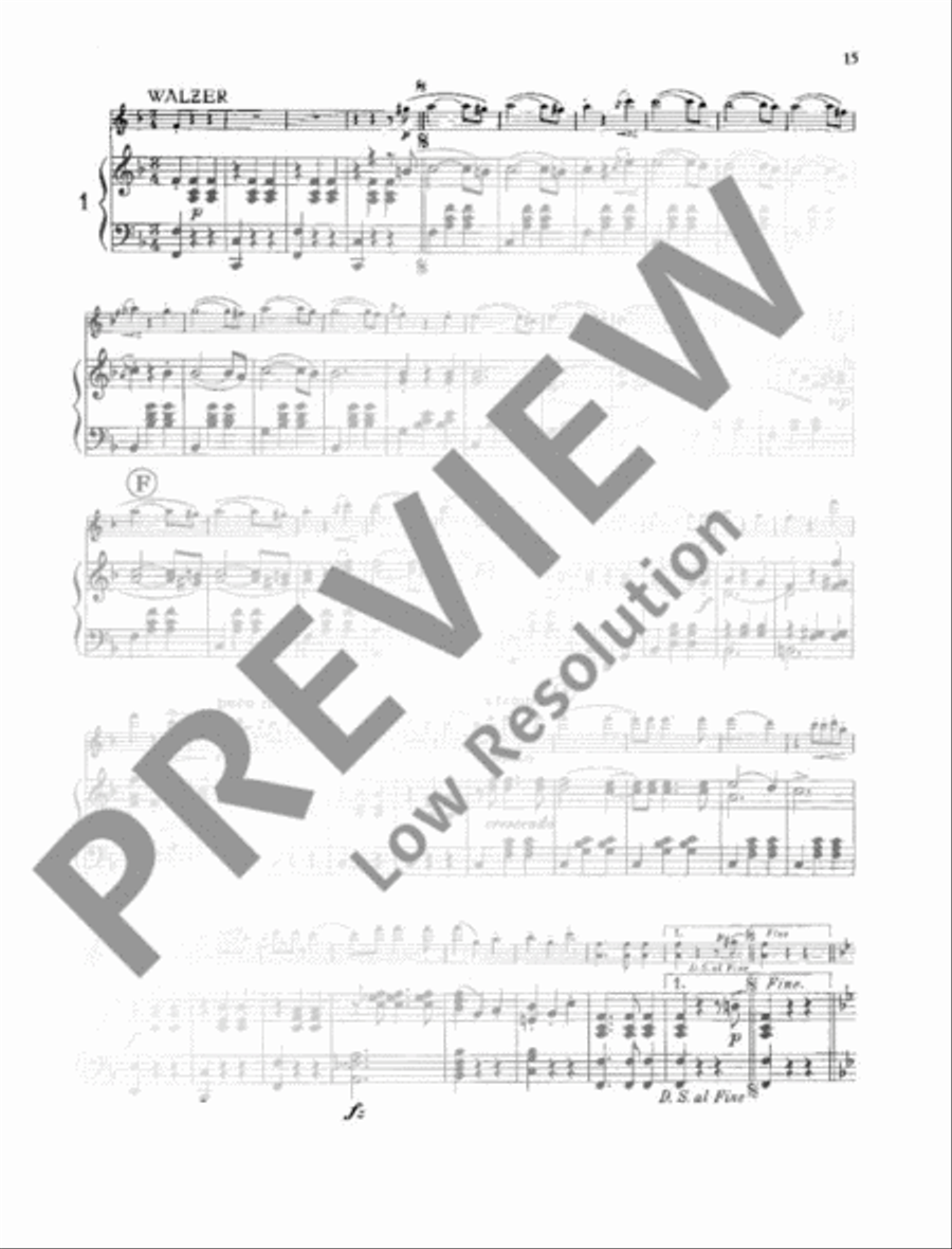 Strauß-Walzer-Album Violin Solo scores gallery preview page 16