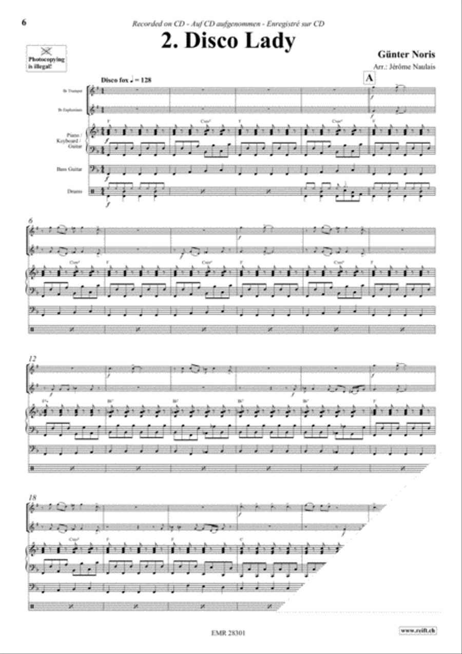 Let's Dance Volume 2 Brass Ensemble scores gallery preview page 4